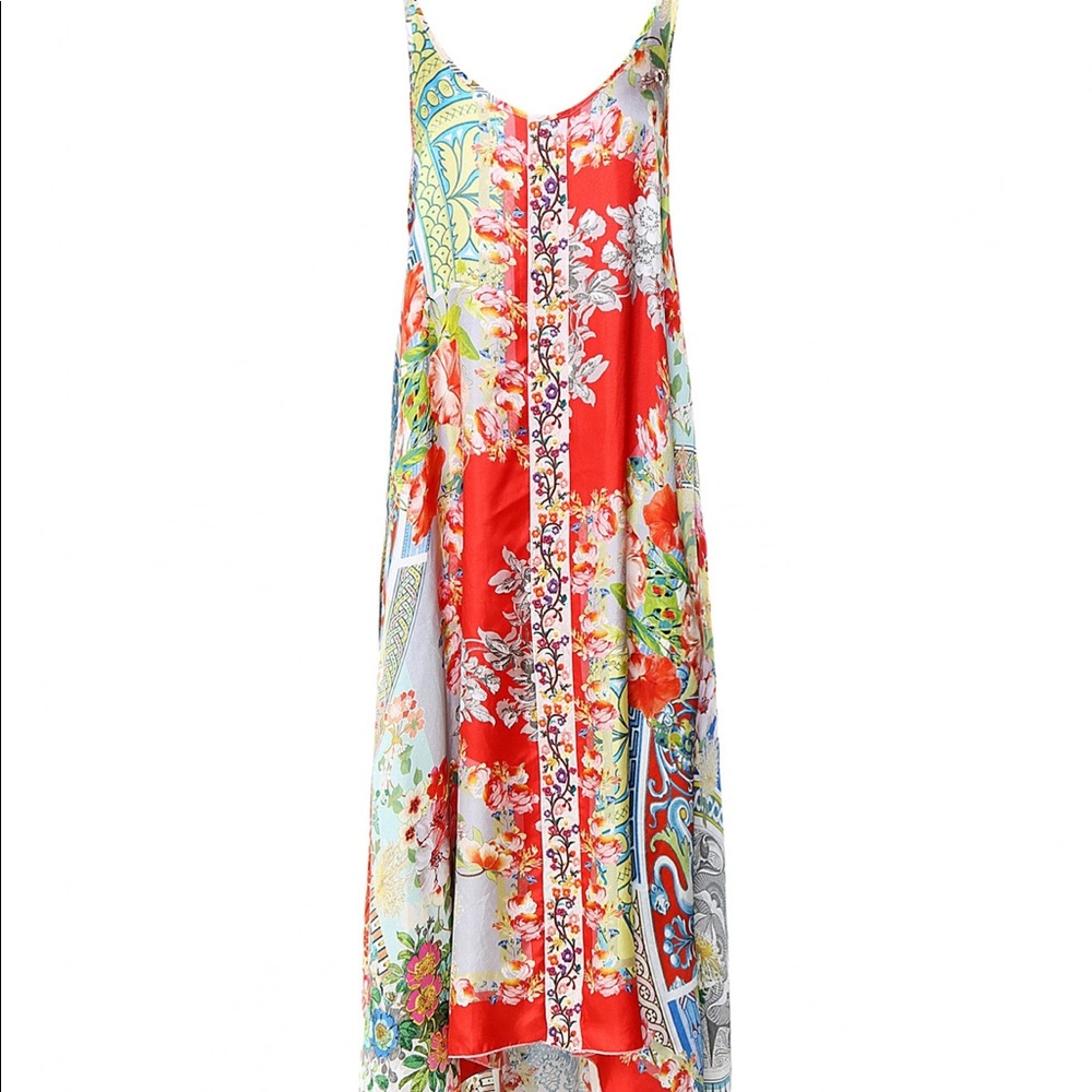 Johnny Was Silk Kara Floral Print Dress Size XS